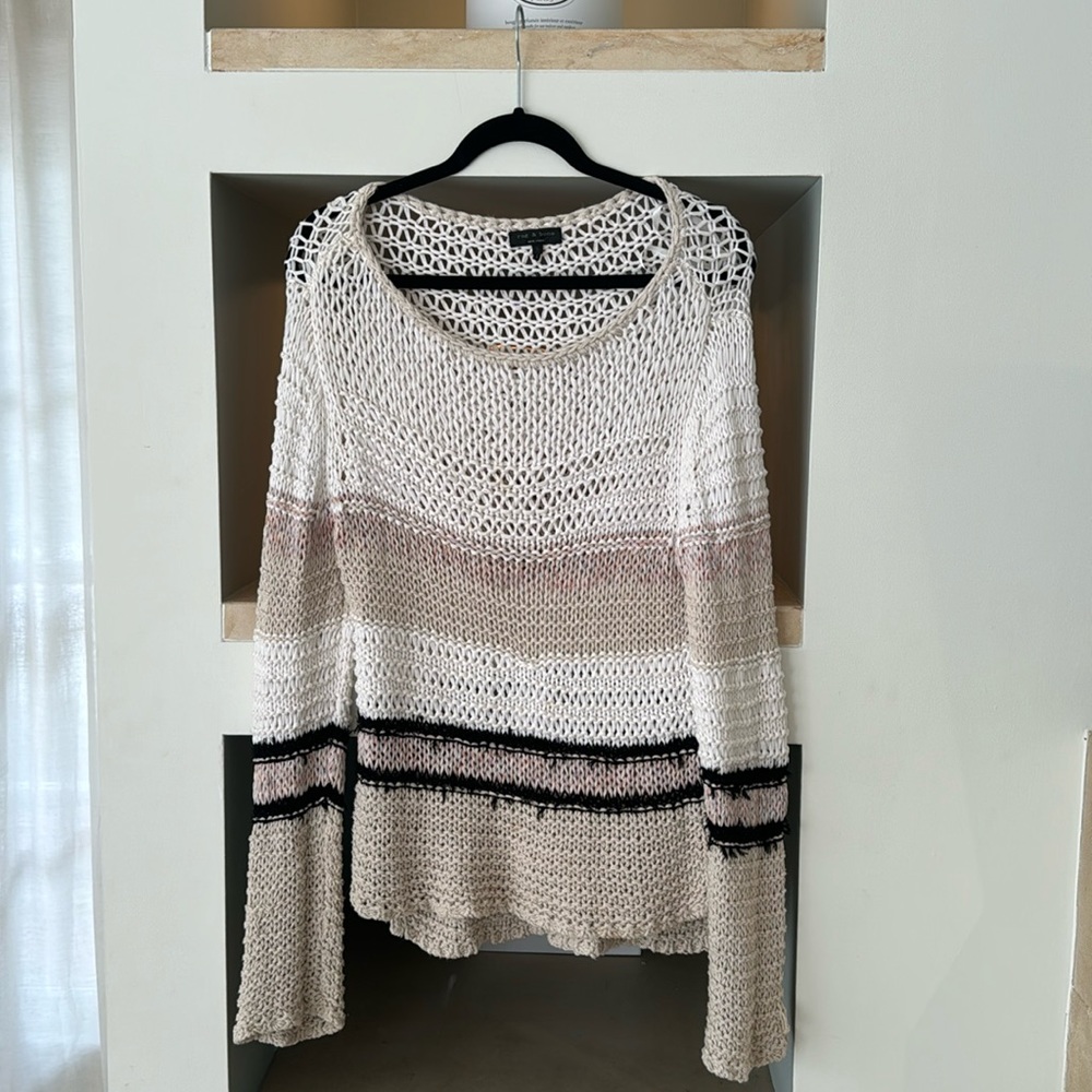 SOLD OFFLINE / Not Available. Rag & Bone oversized chunky knit sweater